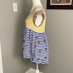 Matilda Jane On My Mind Stripe & Floral Tank Top Womens Size Medium Photo 2