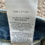 PacSun Jeans Womens 29 High Rise Straight Two Tone Patchwork Frayed Hem Retro Photo 6