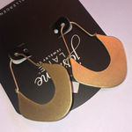 Jasmine  Lane Gold Tone Boho Hoop Earrings Photo 4