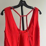 Diesel NWOT  Women's Knee length Dress Sequin Red Tank Dress Size M Photo 5