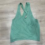 Zyia  Forest Green Nimbus Split Back Workout Tank Top - small Photo 3