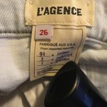 L'Agence L’Agence Women's Size 26 Audrey Mid Rise Cut Off Denim Shorts Photo 5