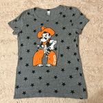 OSU Cowboys size S • Oklahoma State University star & cowboy mascot print top Photo 1