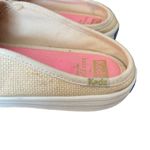 Kate Spade  X Keds Mule Slide Sneaker Raffia Straw Pink Tan size 8.5 Photo 2