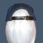 Awesome distressed jean cap with sexy on front and sparkly! Blue Photo 4