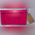 Steve Madden NWT In Box Bzippy Zip Around Pink Flash Boxed Wallet Wristlet Photo 4
