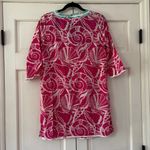 Lilly Pulitzer  Sleep Dress Pink Clammies‎ 'N Jammies Shell Print Size S Coverup Photo 5