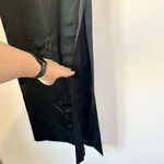 Nicole Miller Black Satin Maxi Skirt - Size: 6 Photo 4