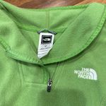 The North Face  Woman’s Kelly Green Logo Fleece Half Zip Neck Top Jacket S Photo 1