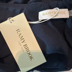 Ramy Brook  Socall Asymmetric Embellished Top Navy Casual Size XXS Photo 5