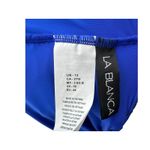 La Blanca Island Goddess Halter Tankini Swim Top Royal Blue 12 NWT Resort Beach Photo 7