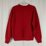 Pegi Goff Vintage Red Reindeer Collared Sweatshirt Pullover Sweater Womens Large Photo 4