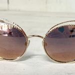 Roberto Cavalli RC1030 Cascina Rose Gold Metal Frame Mirrored Round Sunglasses Photo 1