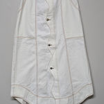 Farm Rio  White Wave Denim‎ Maxi Skirt Sz 31 Boho Festival Western NWT $195 Photo 0