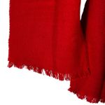 Steve Madden NWT Oversized Scarf Womens Red Herringbone Fringe Cozy Warm Photo 3