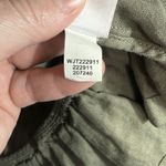 J. Jill Pure Jill Olive Green Linen Open Front Cardigan Coatigan Ruffle Size M Size M Photo 10