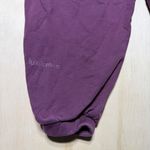 Lululemon  Women’s Cuffed Sweatpants Size 8 Purple Elastic Hem Joggers Photo 5