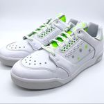 Adidas  White Green SlamCourt Original Sneakers Photo 4