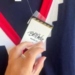 Bob Mackie  Navy and Red Zigzag Vest Photo 1