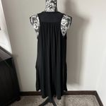 SheBird Size 8 The Tunic Tank Dress Black Pockets Built in Bra Travel Flowy Photo 5