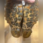 Coach  Leopard Print Rubber Rain Boots Size 7 Photo 3