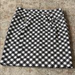 Michael Kors Black and White Checkered Skirt Photo 6