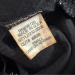 Hot Kiss NEW Vintage  Velvet Halter Neck Top Metallic Black S Deadstock NWT Photo 8