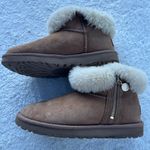 UGG Light Brown Fur Boots Size 7 Photo 1