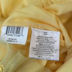 BCBGMAXAZRIA Bamboo yellow ruched strapless cocktail dress 0 NWT Photo 7
