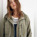 Madewell  Passage Desert Olive Military Utility Lightweight Jacket S Photo 3
