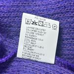 Antoine et‎ Lili Confectionné en France Purple Mohair Wool Open Cardigan SIze 14 Photo 5