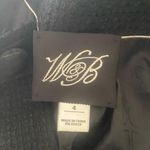 W&B VINTAGE Black Button Down Tweed Jacket with Pockets. Size 4. Photo 7