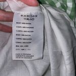 Anthropologie NWT $209 x Faithfull Green Gingham Lilou Smocked Maxi Dress M Photo 3