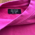 Brunette The Label BLONDE Graphic Pink Fuchsia Pullover Sweatshirt Size XS/S Photo 3