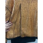 3.1 Phillip Lim  Foil Copper Black CUT AWAY Self Underlayer SWEATSHIRT S Photo 3