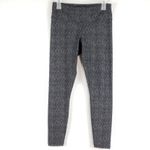 prAna  Charcoal Print Leggings Hight Waisted Size M Photo 0