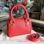 By Far Bag Dora Leather Tote Pebbled Shoulder Photo 1