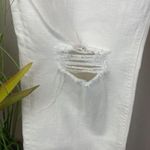 Anthropologie White High Rise Slim Distressed Cropped Jeans By Pilcro 32 Photo 3