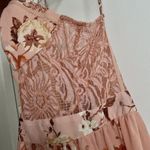 Haute Nites Light Pink Long Prom Dress Strappy Straps Size 9 Babydoll Fairy Size M Photo 3
