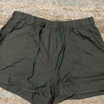 Boutique  Olive Elastic Waist Shorts Size 2X NWOT Photo 0