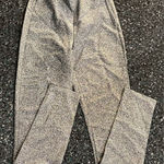 Divided Silver Glittery New Years Women’s Pants Size 6 Photo 0