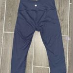 90 Degrees by Reflex 90 Degree by Reflex Dark Blue Cropped Leggings Photo 2