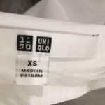 Uniqlo 2 set white purple/blue tie side blouse blouses xs Photo 7