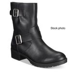 Style & Co . “Gianara” black moto boots, size 6.5 Photo 1