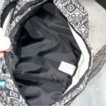 KAVU  Black & White Geometric Canvas Rope Sling Pack Bag Photo 5