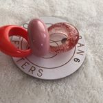 Urban Outfitters Roxy Resin Ring Set, pink/rose size6, new Photo 1
