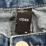 Cider  Wide Leg Distressed Raw Hem Jeans Women’s Medium Photo 3