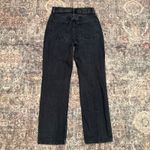 Aritzia Denim Forum Joni High Rise Loose Jeans – Black Wash – Size 24 / 29L Photo 2
