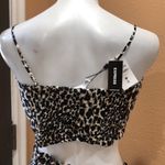 EXPRESS  x Rocky Barnes animal print bra top NWT Photo 2