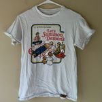 Urban Outfitters White Graphic Tee Photo 0